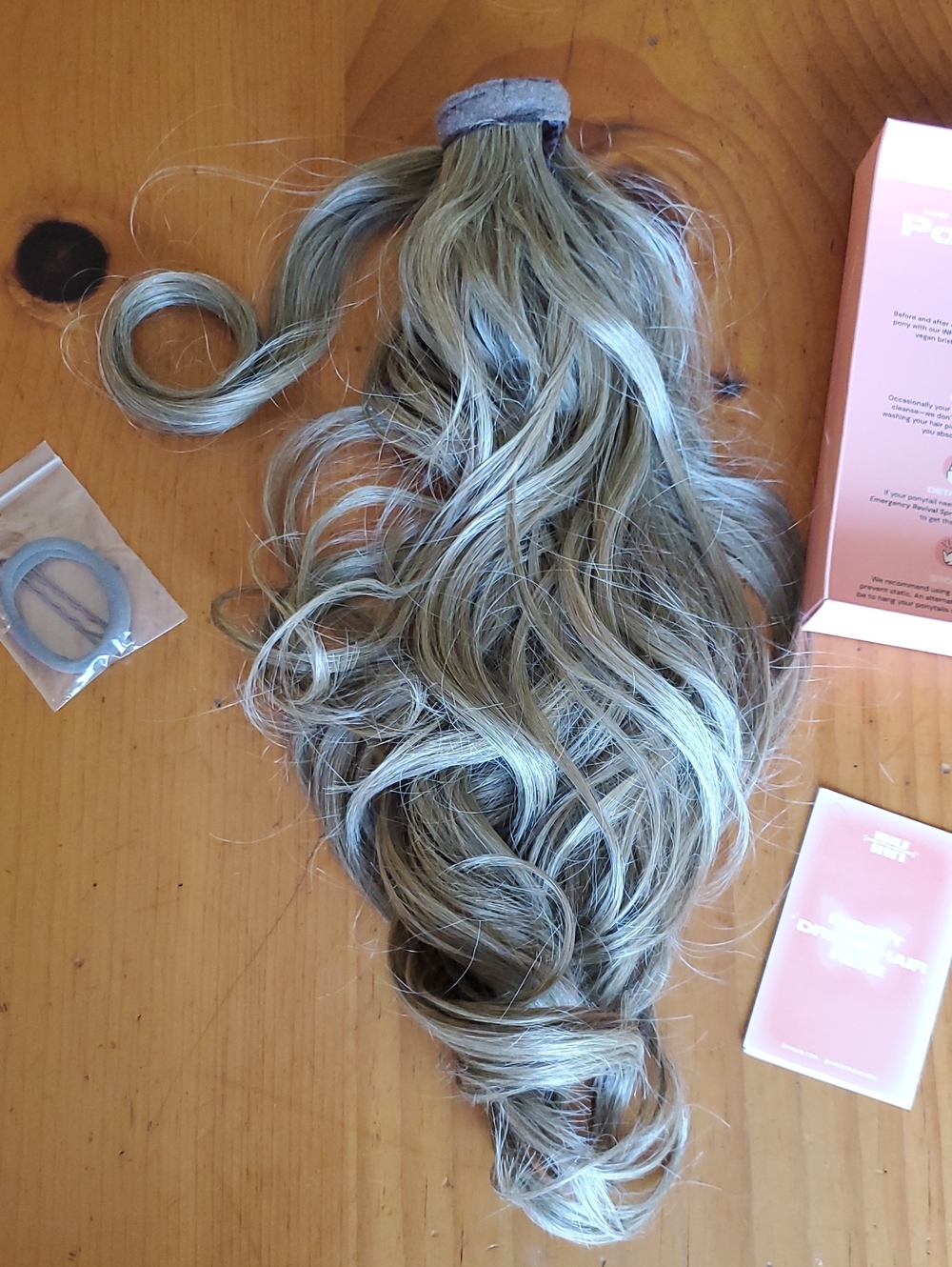 Insert Name Here Jordynn Ponytail Extension Ash Blonde